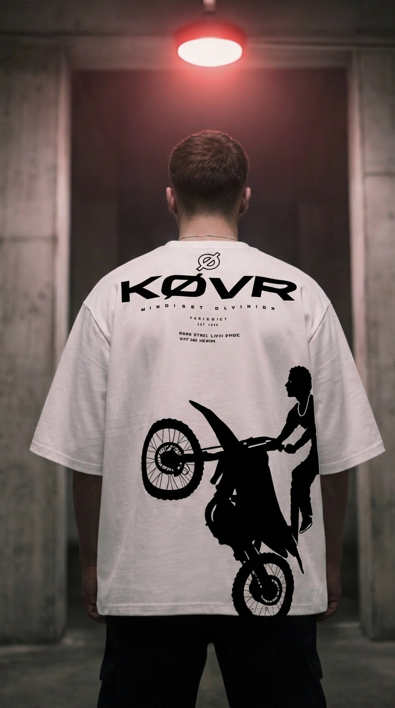 KØVR Wheelie Oversize Tee