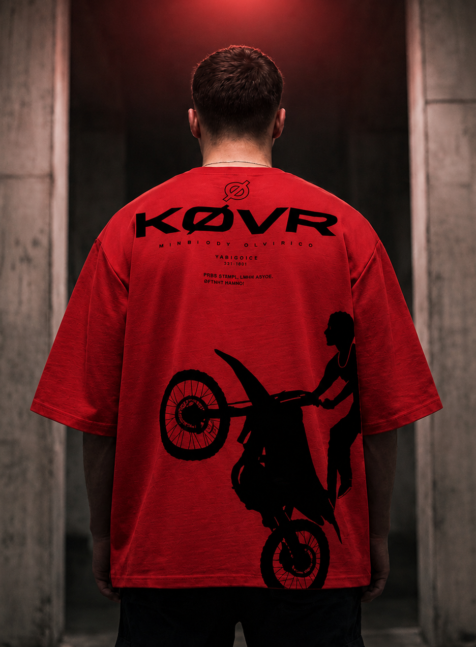 KØVR Wheelie Oversize Tee