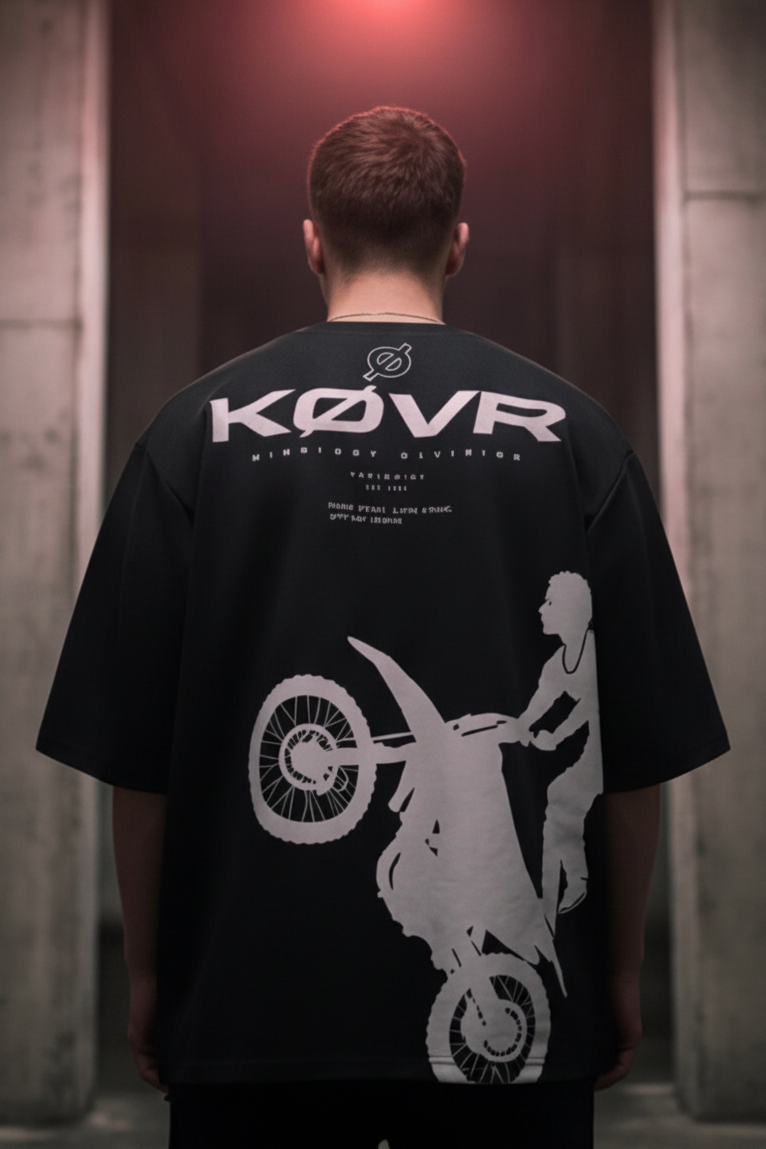 KØVR Wheelie Oversize Tee